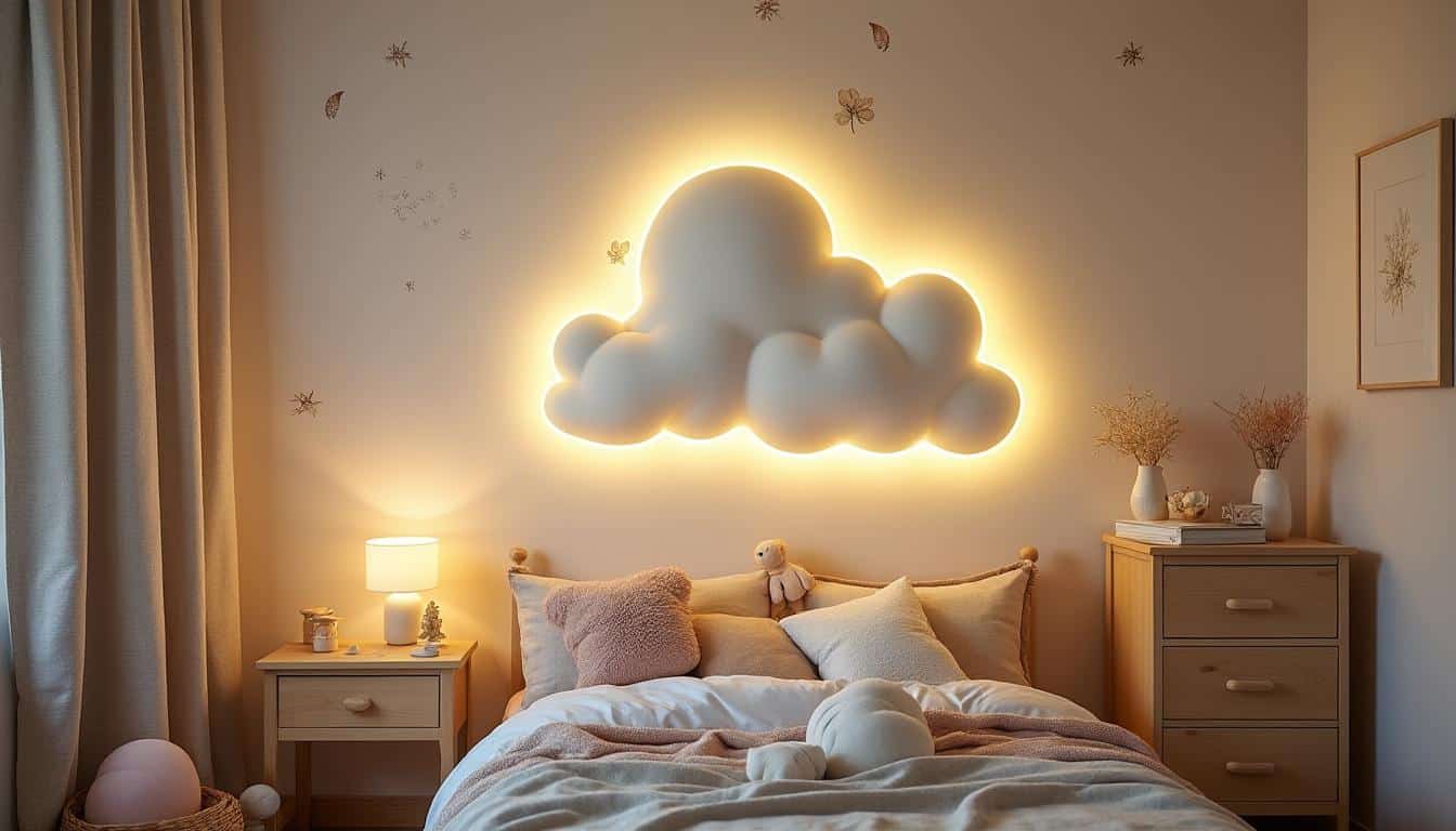 Idées de cadres lumineux pour une chambre d’enfant