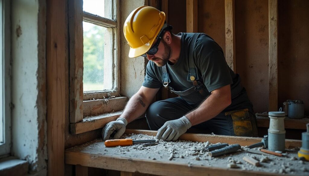Sécurité à observer lors du redressement de la charpente pendant les travaux de rénovation de la maison