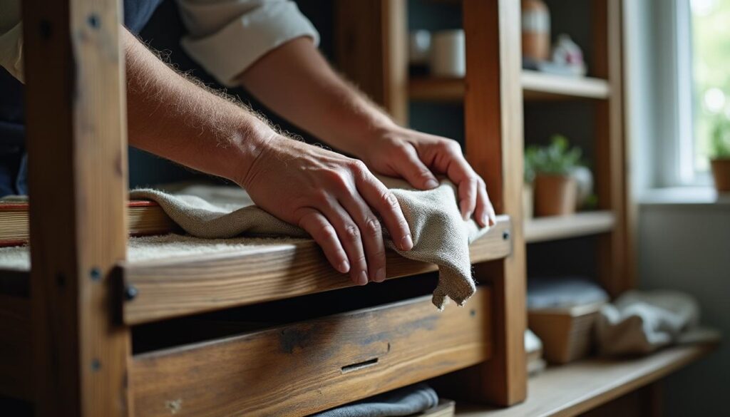 Astuces pour un nettoyage efficace des étagères de placard avec un chiffon