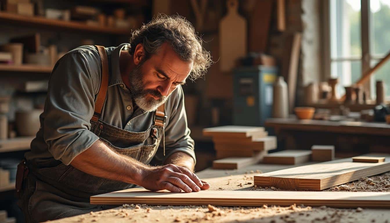 Illustration: Comprendre les spécificités de la scie à parquet pour un travail de précision