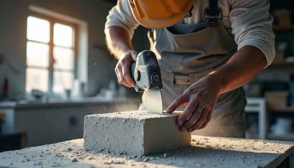 Scie pour béton cellulaire : choix et astuces pour une découpe parfaite