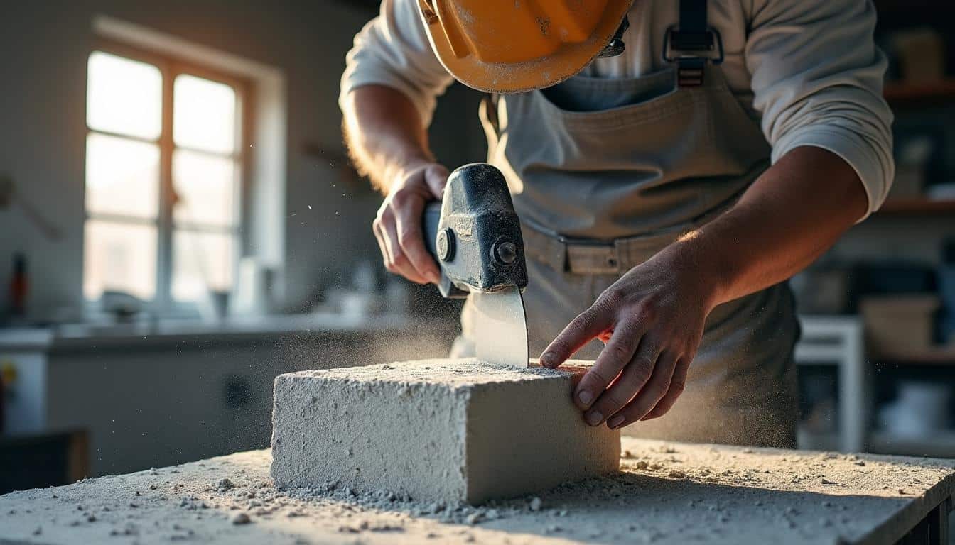 Scie pour béton cellulaire : choix et astuces pour une découpe parfaite