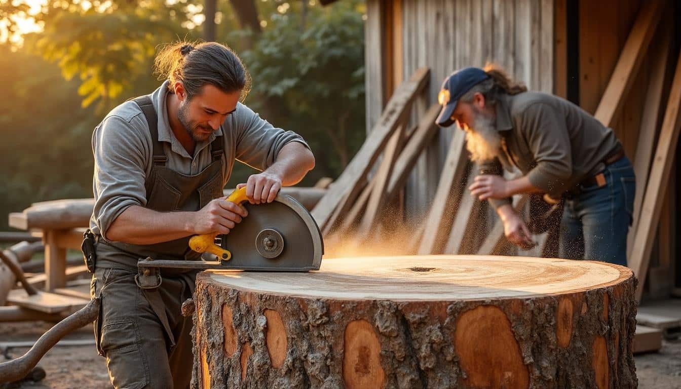 Illustration: Comprendre l’intérêt d’une scie circulaire dédiée à la charpente