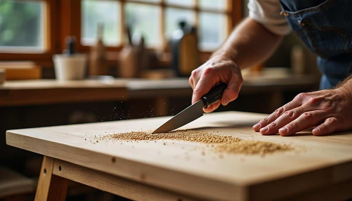 Illustration: Comment utiliser efficacement une scie pliante japonaise pour des coupes précises ?