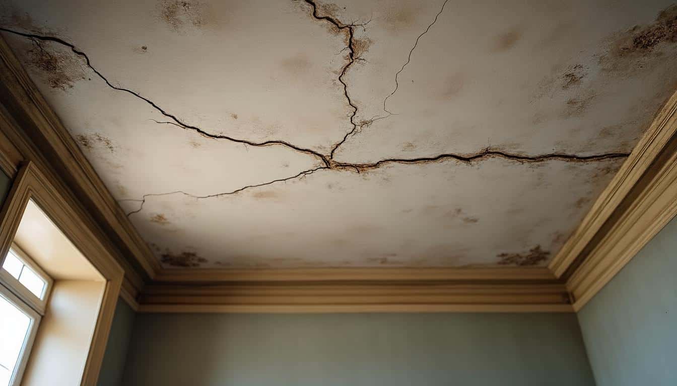 Plafond en plâtre fissure : comprendre, diagnostiquer et réparer efficacement