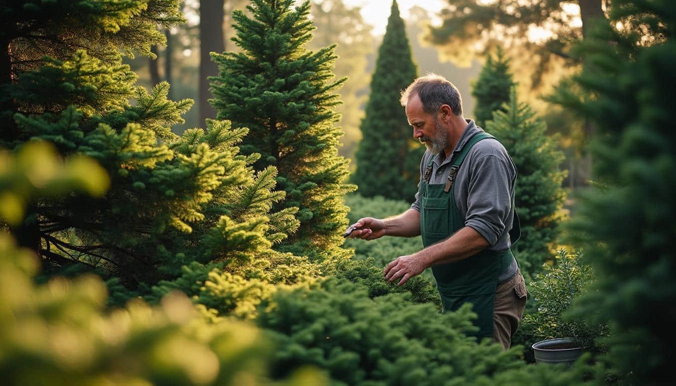 Illustration: Comprendre les besoins des conifères pour une croissance optimale
