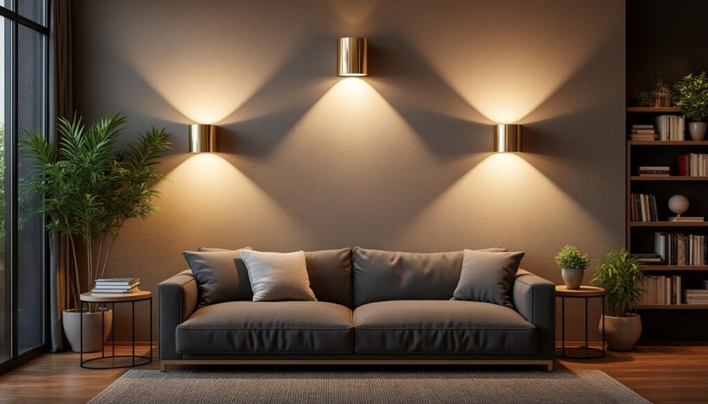 Grosse applique murale : lumière puissante et déco élégante