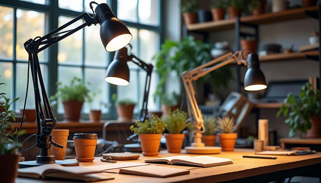 Illustration: Comprendre le fonctionnement et les types de lampes à bras articulé