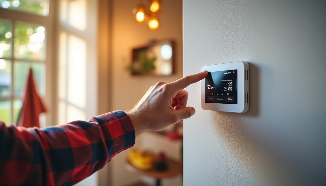 Illustration: Comprendre le rôle essentiel du panneau d’alarme pour sécuriser sa maison