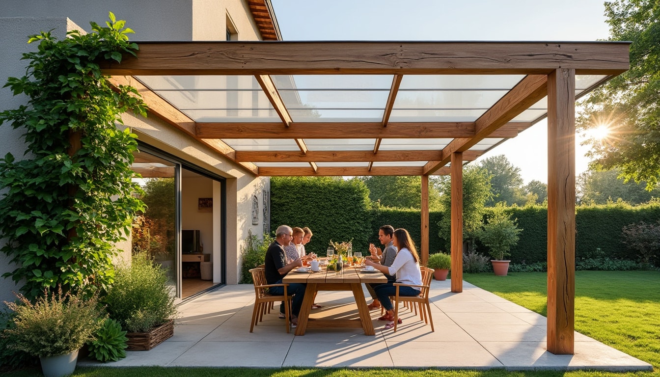 Illustration: Comprendre l’intérêt d’un abri translucide pour pergola