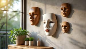 Masque de décoration murale : styles, choix et conseils déco