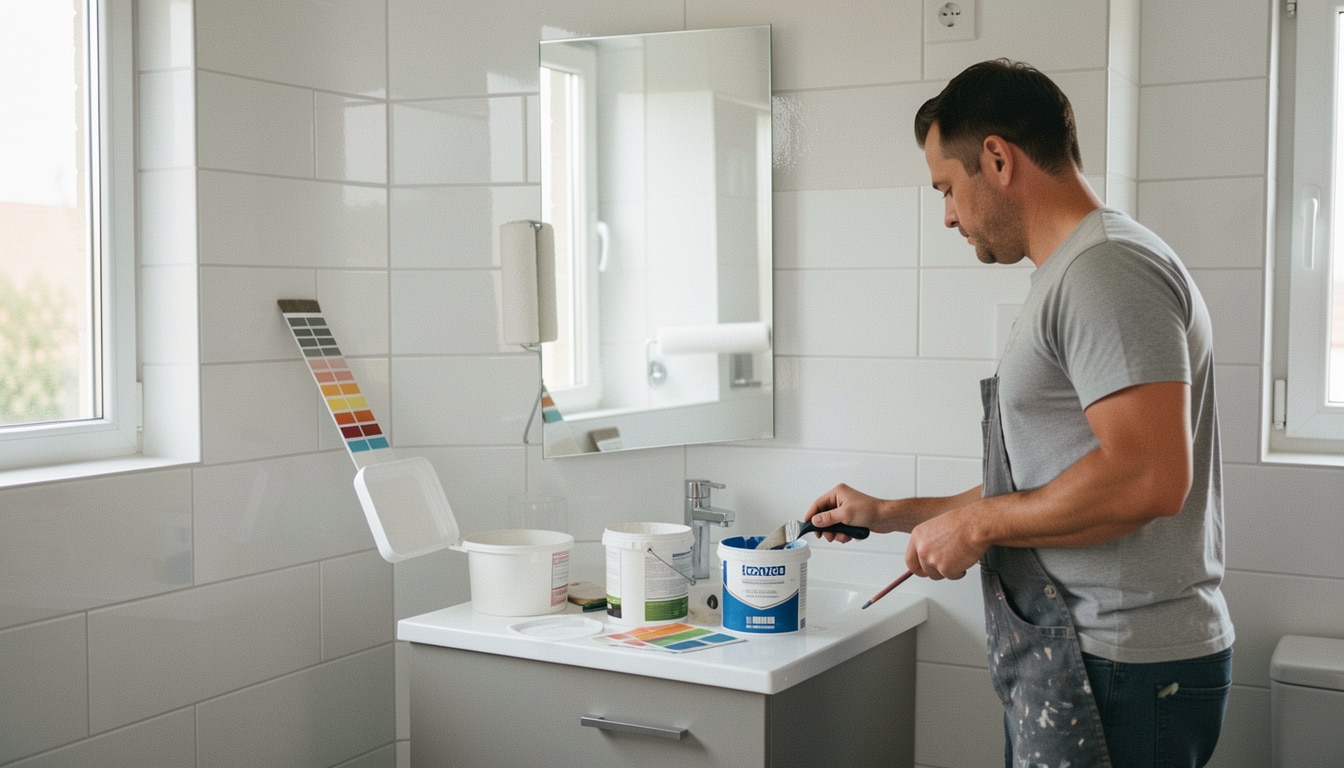 Quelle peinture choisir pour la faïence de salle de bain