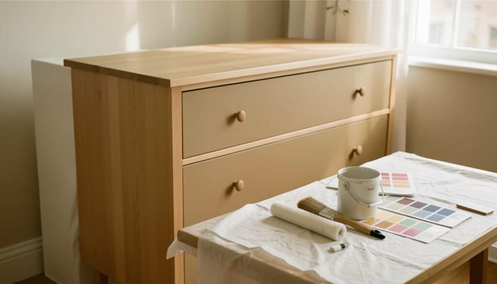Quelle peinture choisir pour repeindre un meuble en bois
